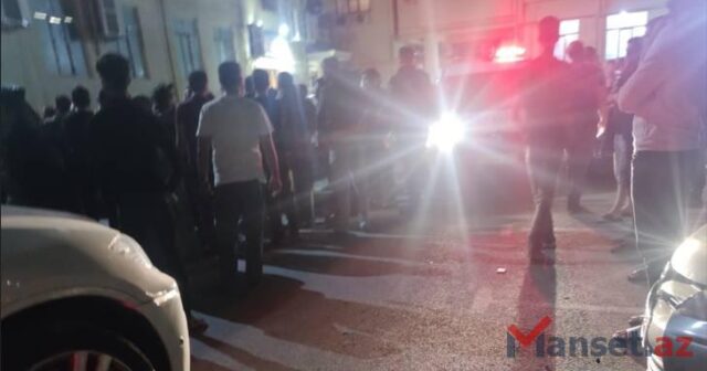 AAAF Parkda dəhşətli HADİSƏ: Qadın özünü binadan atdı – FOTOLAR