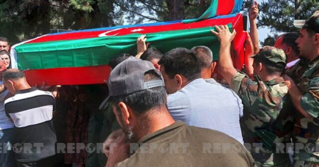 XTQ-nin şəhid giziri Kürdəmirdə dəfn edildi – FOTO