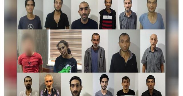 Badamdarda narkotikə görə 17 nəfər saxlanıldı-VİDEO