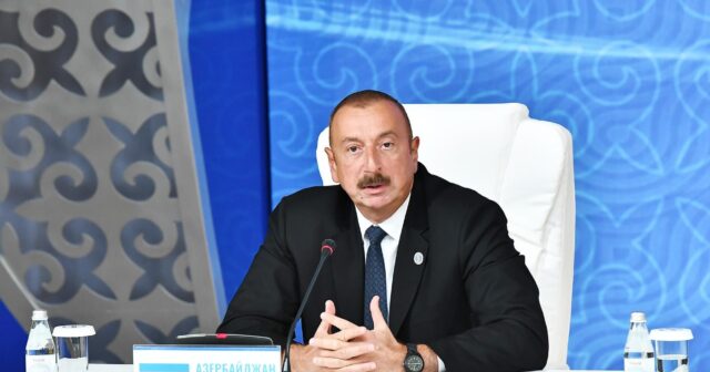 İlham Əliyev Səmərqənd Sammitində çıxış etdi – VİDEO