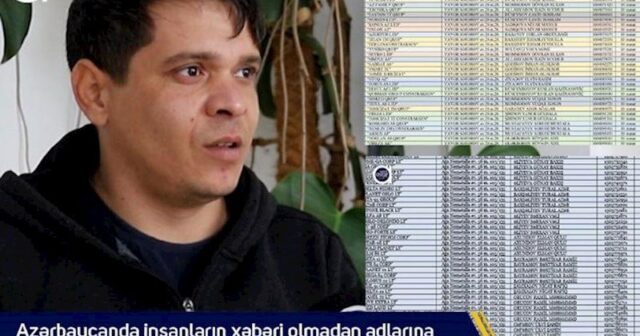 İnsanların xəbəri olmadan adlarına şirkətlər açıb milyonlarla borca salırlar – Video