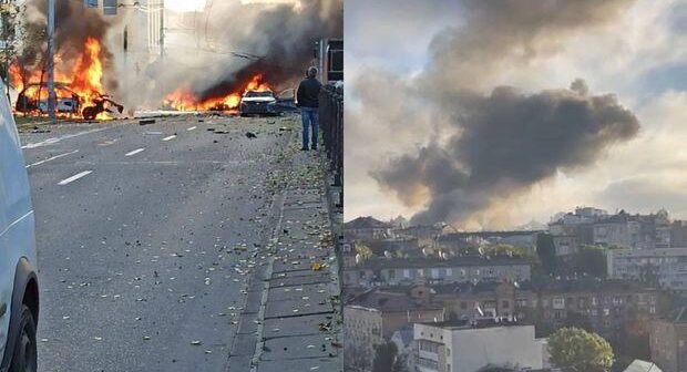 RUSİYA KİYEVİ VƏ DAHA 3 VİLAYƏTİ BOMBALAMAĞA BAŞLADI – Ölən və yaralananlar var + VİDEO