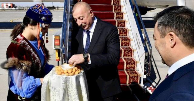 Prezident Qırğzıstana getdi – Fotolar