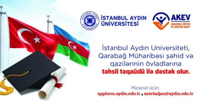 İstanbul Aydın Universitetindən şəhid və qazi ailələri ilə bağlı nümunəvi ADDIM