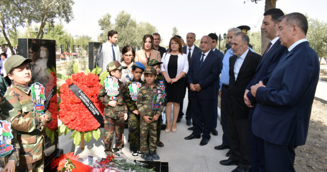 Şirvanda Azərbaycanın Milli Qəhrəmanı Nofəl Quliyevin anım mərasimi keçirilib