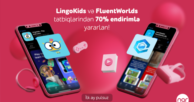 “Nar”dan ingilis dilini öyrənmək istəyənlər üçün əla fürsət!