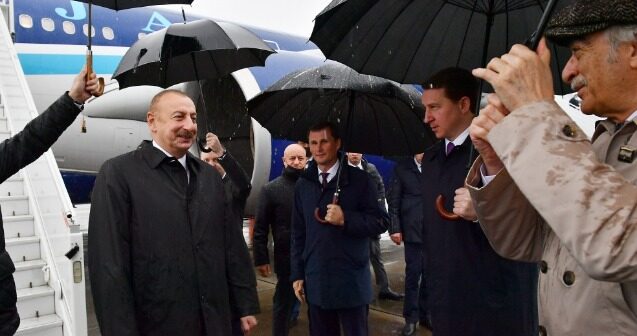 İlham Əliyev Rusiyaya getdi