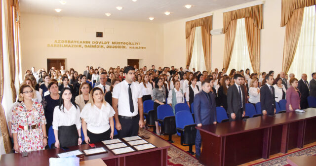 Şirvanda Beynəlxalq Müəllimlər Günü qeyd edilib