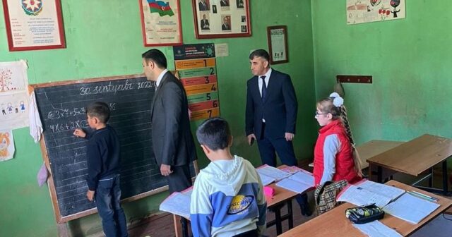 Gədəbəydə icra başçısının qüsurlar aşkarladığı məktəbin direktorundan izahat alınıb