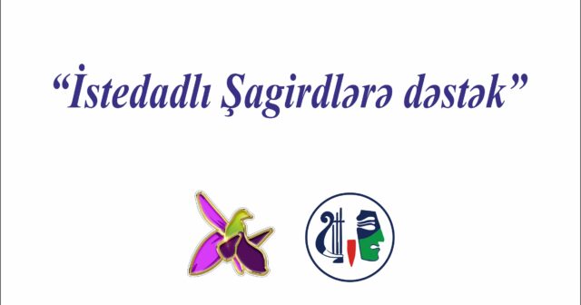 DMDT-İctimai Birliyi “İstedadlı şagirdlərə dəstək” layihəsinin icrasına başlayır