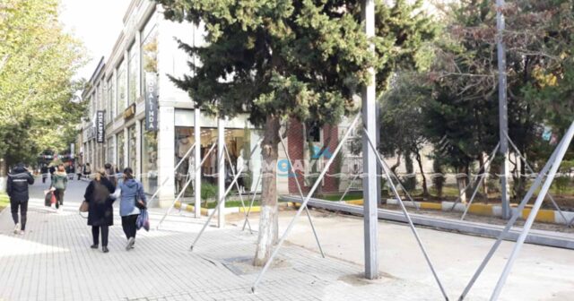 Sumqayıtda obyekt tikilir: şəhid monumentinin yeri dəyişdirilib-FOTO