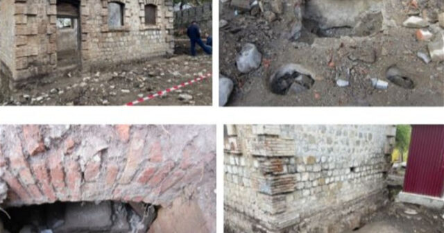 Şəkidə köhnə doğum evinin ərazisindən körpə uşaq sümükləri aşkarlanıb – FOTO
