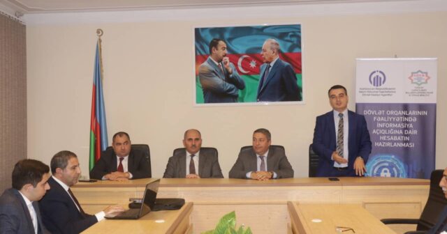 DÖVLƏT ORQANLARININ FƏALİYYƏTİNDƏ İNFORMASİYA AÇIQLIĞI MÜZAKİRƏ OLUNUR