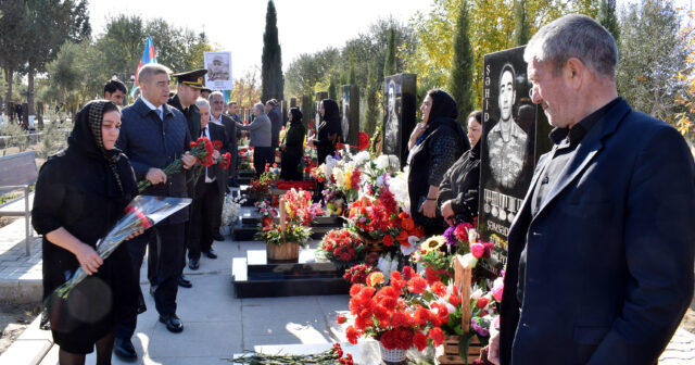 Vətən müharibəsinin şəhidi Yusif Cəfərovun anım günü qeyd edilib