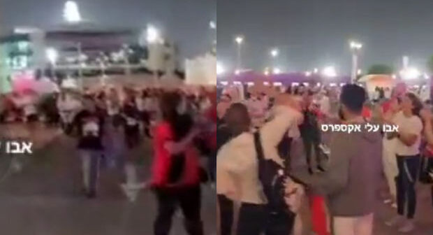 İran millisinin azarkeşləri oyundan sonra stadion ətrafında “Xameneiyə ölüm” şüarı səsləndirdilər – VİDEO