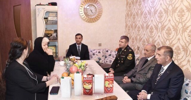 Vətən müharibəsinin şəhidləri Yusif Cəfərovun və Ramil Əliyevin ailələri ziyarət olunub