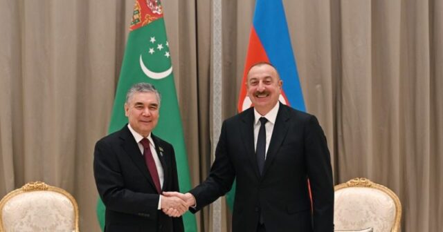 İlham Əliyev Səmərqənddə Qurbanqulu Berdiməhəmmədovla görüşüb – FOTO