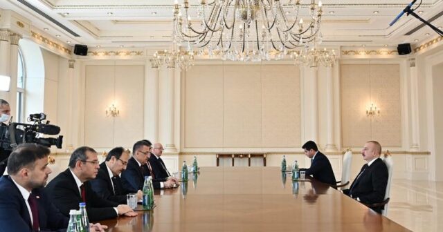 Prezident İlham Əliyev Türkiyənin vitse-prezidentini qəbul edib