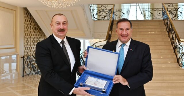 İlham Əliyev Avropa Olimpiya Komitələrinin prezidentini qəbul etdi – FOTO