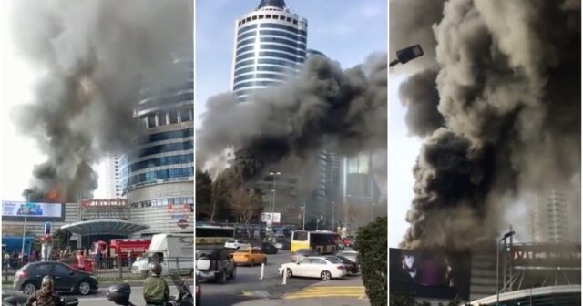İSTANBULUN BÖYÜK AVM-İ YANIR