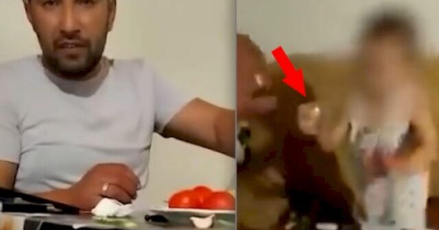 Atası azyaşlı uşağa spirtli içki içirib telefona çəkdi – Video
