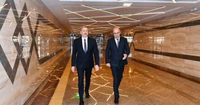 İlham Əliyev “Xocəsən” metro stansiyasının açılışında iştirak etdi – FOTOLAR