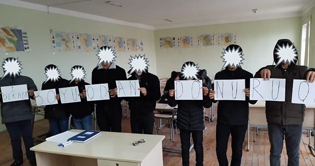 ETİRAZÇI MƏKTƏBLİLƏRİN PROBLEMİ HƏLL EDİLDİ