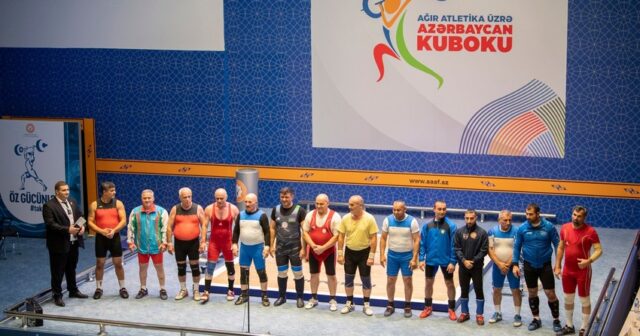 Azərbaycan Kuboku: Veteran ağırlıqqaldıranların yarışında qaliblər müəyyənləşib