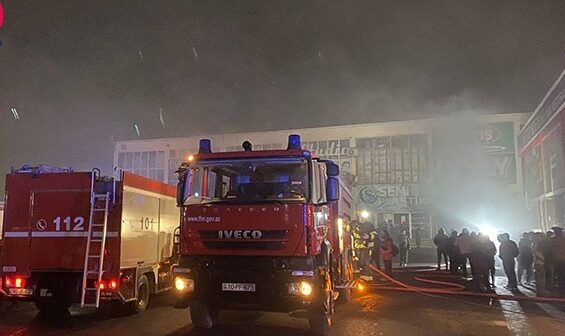 “Sədərək” Ticarət Mərkəzində yanğın qəsdən törədilib, bir nəfər tutulub