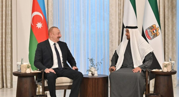 İlham Əliyev BƏƏ Prezidenti ilə görüşüb – FOTO