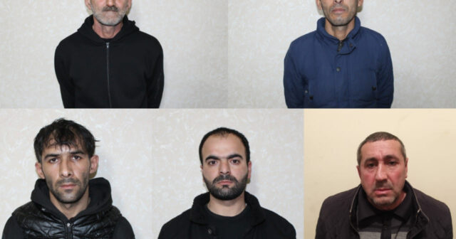 Polisdən əməliyyat: Narkotik satan 5 nəfər saxlanıldı – FOTO
