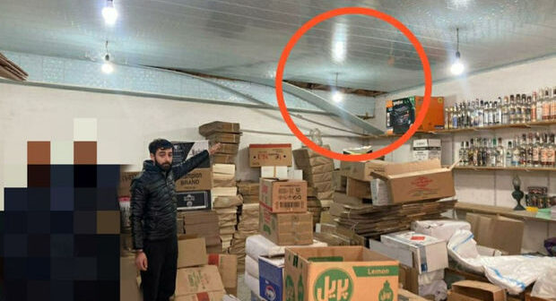 Mağazanın damını sökərək oğurluq edən şəxs tutulub