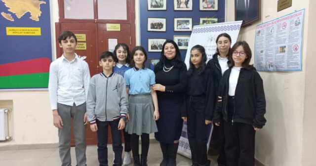 147 nömrəli liseyin şagirdləri beynəlxalq Etwinning lahiyəsində iştirak edirlər