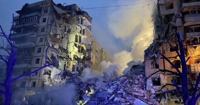 Rusiyanın Dneprə raket zərbələri endirməsi nəticəsində ölənlərin sayı 44-ə çatıb