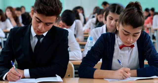 Sabah məktəbi vaxtından əvvəl bitirmək istəyənlər imtahan verəcək