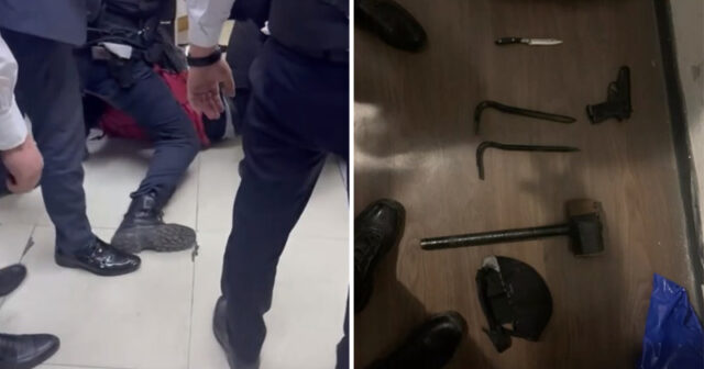 Bakıda banka basqın edən şəxs belə zərərsizləşdirildi (VİDEO)