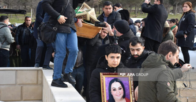 Tünzalə Əliyeva dəfn edildi – FOTO,VİDEO