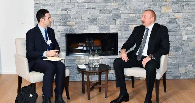 İlham Əliyev Davosda daha bir görüş keçirdi