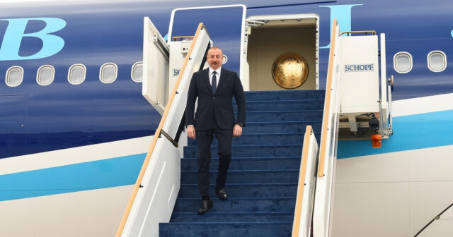 Prezident İlham Əliyev Birləşmiş Ərəb Əmirliklərinə işgüzar səfərə gedib – FOTO