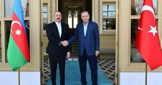 İlham Əliyev və Ərdoğan arasında görüş başladı – FOTO