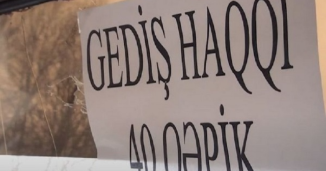 FEVRALDAN 1 NƏFƏRİN NƏQLİYYAT XƏRCİ 6 MANAT ARTACAQ