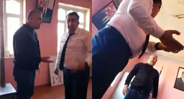 Biləsuvarda məktəb direktoru ilə müəllim arasında insident yaşandı – VİDEO