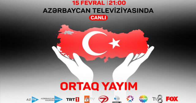 AzTV-dən qardaş ölkəyə dəstək – Ortaq yayım olacaq, yardım toplanılacaq (VİDEO)