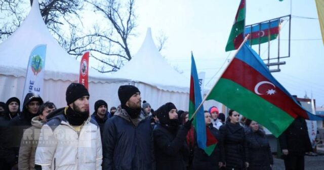 Xankəndi yolundakı aksiya 54 gündür davam edir