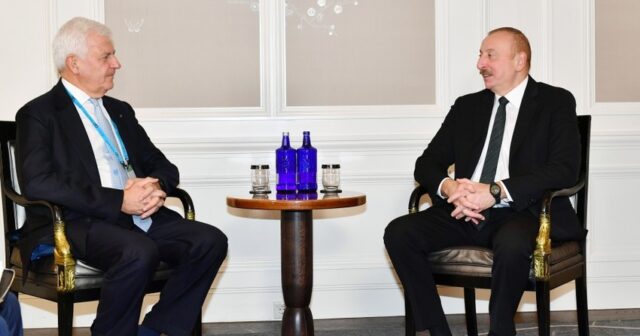 Prezident “Leonardo” şirkətinin baş icraçı direktoru ilə görüşdü