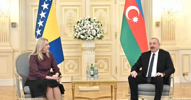 İlham Əliyev Bosniya və Herseqovinanın Rəyasət Heyətinin Sədri ilə görüşüb – FOTO