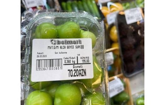 Bakıda kilosu 195 manata alça satılır – FOTO