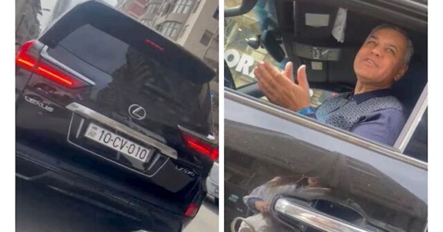 Bakıda bahalı nömrəli maşında evli xanımlara sataşan “manyak” peyda olub-FOTO,VİDEO