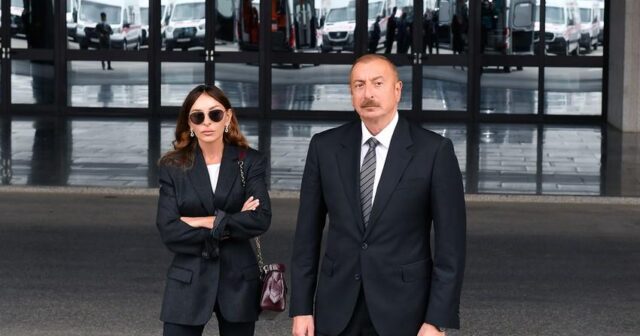 İlham Əliyev və Mehriban Əliyeva Salyan rayonuna səfər ediblər