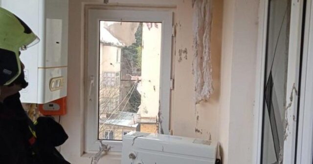 Bakıda binada partlayış, yaralanan var – Video